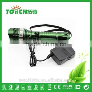 High Power 3 Modes Flashlight Bike Light Zoomable Waterproof Camping LED Flashlight Recharger Flash Light thumbnail-1