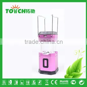 USA Hot Selling Rechargeable Camping Light Solar Charge Camp Lantern Lamp With Dry Battery USB Power Bank Charger thumbnail-4