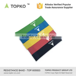 TOPKO Exercise Resistance Loop Bands-Set of 5 Physical Therapy-Fitness Theraband Stretch-Elastic Power Weight Band thumbnail-1