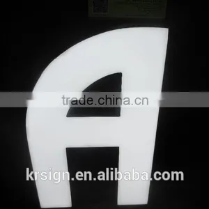 OEM Customized Outdoor Advertising Display Epoxy Resin Led Frontlit Letter Resin Wall Letters Quality Choice thumbnail-2