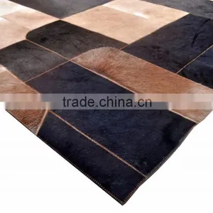 Hair-On Cowhide Leather Carpet M-8 thumbnail-2