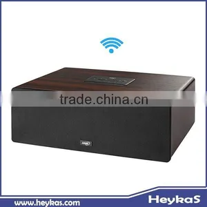Home Theatre Music Wooden Box Stereo HiFi Wifi Airplay Speaker thumbnail-1