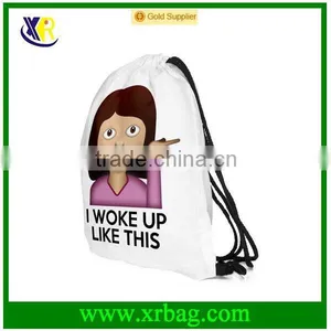 Women Mochila Escolar Party Man Gym Bags Travel Backpack 3D Printing Cartoon Drawstring Bag thumbnail-2