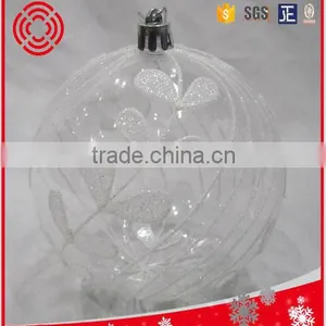 Christmas Gift Plastic Transparent Ball for Tree Decoration thumbnail-4