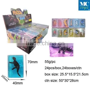 Rectangle Fossil Dinosaur Alien Insects Marine Animals Putty Dinosaur Putty Toy Fossil Dinosaur Slime thumbnail-1