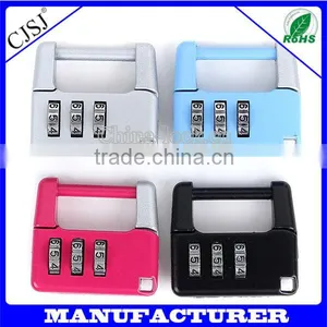 Unique Luggage Sets 3 Number Combination Lock for Travel Suitcase thumbnail-1