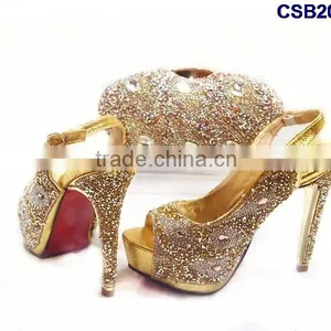 CSB2083 2016 the Latest Top Fashion Woman Italy Style High Heel Sandal Shoes With Matching Purse/cluth/bag High Quality and Wha thumbnail-6