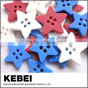 Mixed 1cm-3cm for Decoration Star Shaped Plastic Decorative Buttons thumbnail-1