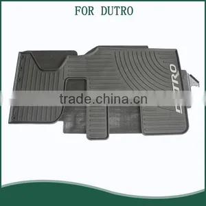 Custom Branded Logo Front & Rear Rubber Car Truck Floor Mat for Hino Dutro thumbnail-1