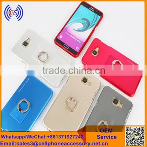 Rubber I-jelly Finger Ring Cell Phone Case Wholesale Price Back Cover For Samsung Galaxy S6 Edge Plus Case thumbnail-1