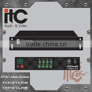 ITC VA-P120 Series Modular Design High Effectiency Evacuation Alarm Class D Power Amplifier thumbnail-1