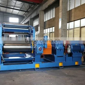 2015 New Type Two Roll Mixing Mill With Stock Blender thumbnail-1