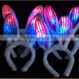 Bar Promotional Led Glow Rabbit Ears Light Bunny Ears thumbnail-5