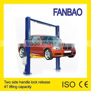 Clear Floor Two Post Hydraulic Car Lift thumbnail-1