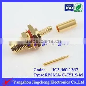 Waterproof Connector Reverse Polarity SMA Female Body With Male Pin Crimp Straight for RG316 Cable Bulkhead thumbnail-1