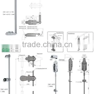 SK1-623 Retractable Handle /Walk-in Chamber Handle thumbnail-3