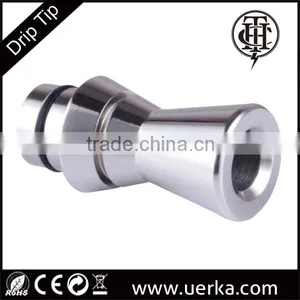 China Wholesale E Cigarette TA-006 THC Titanium Alloy Tank Replaceable Drip Tip thumbnail-2