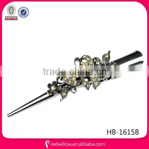 Manufacture Wholesale Fashion Rhinestone Crystal Alligator Hair Clip thumbnail-1