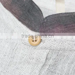 Men's Casual Chinese Style Linen Long Sleeve Shirt thumbnail-4