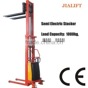 1000KG Semi Electric Stacker SPN10 thumbnail-1