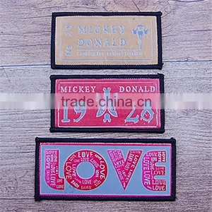 Delicate Custom Embroider Line Adhesive Back Printing Penang Satin Labels thumbnail-4