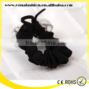 Crystal Black Felt Materia Bow Hair Holder, Hair Tie Holder thumbnail-5