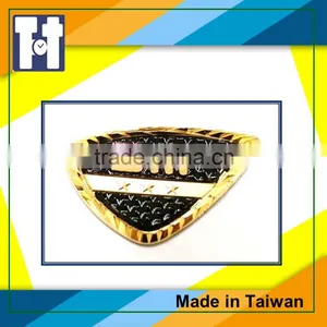 Fashionable Car Aluminum Sea Green Seashell Classical Brand Epoxy Sticker thumbnail-6