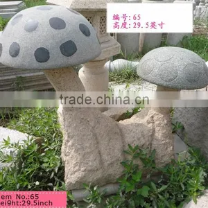 Item 65 Mushroom Outdoor Stone Lantern thumbnail-1