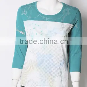 2014 Mix and Match Fashion Soft and Thin All Cotton Leisure Women Sweater thumbnail-1