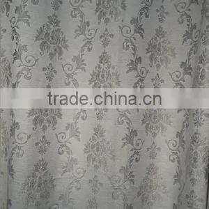 New Arrival 100% Polyester Small Flower Design Jacquard Curtain thumbnail-2