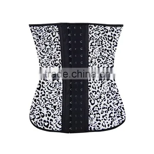 Best Sell Skull Pattern 9 Steel Bones Latex Waist Trainer thumbnail-4
