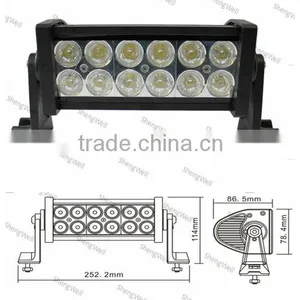 ShengWell Auto Led Light Bar 36W 7.5inch Dual Row Led Bar Light Cree 36w Led Light Bar thumbnail-1