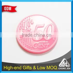 Wholesale Bulk Blank Plastic for Euro Market Custom Token Coin thumbnail-2