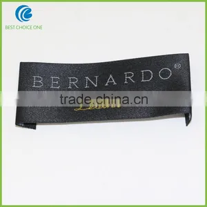 China Shenzhen Label Manufacturer Casual Garment Woven Clothing Main/Care/Size Label For T-Shirt Private Label thumbnail-5
