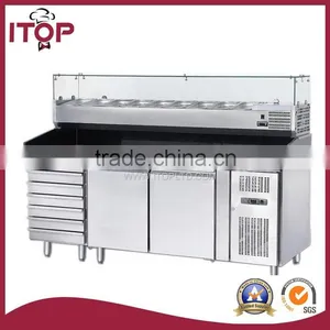 Air-cooled Refrigerated Pizza Counters With Displayer thumbnail-1