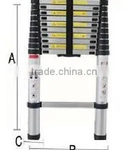 3.2M Aluminium Telescopic Ladders thumbnail-1