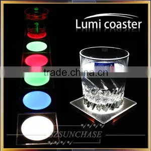 2016 Newest Led Bottle Coaster, Led Drink Coaster Black Light thumbnail-5