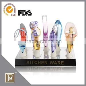 Kitchen Accessories Colorful Acrylic Kitchen Utensils With Holder thumbnail-1
