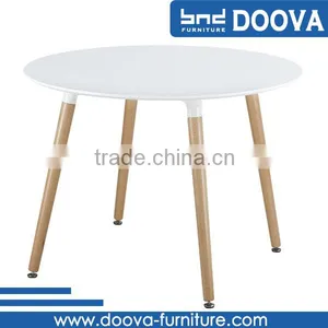 All-purpose Wood Legs Table MDF Top Hot Selling Coffee Table Quality Choice thumbnail-1