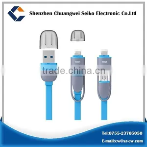 China Factory Price Multi-Color Micro 2.0 TPE USB Data Cable, TPE USB Cable for Iphone USB Data Cable thumbnail-1