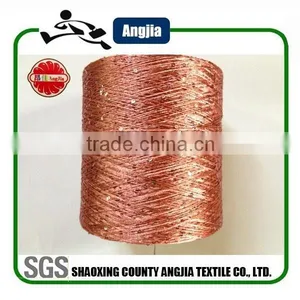 100% Polyester Spun Knitting Sequin Yarn for Socks thumbnail-4