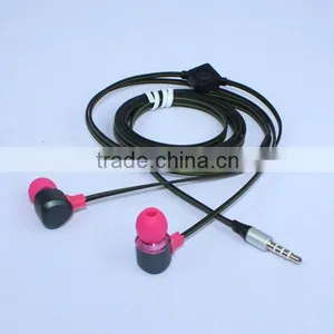 Metallic In-ear Ear Pieces With Mic for Cell Phone thumbnail-1