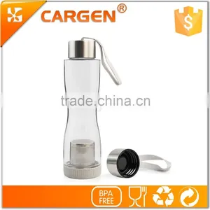 OEM Logo Tritan 500ml Plastic Tea Bottle With Infuser thumbnail-5