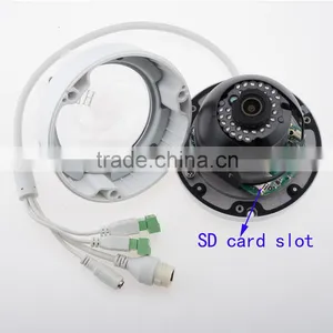 DS-2CD3135F-IS 3MP Support H.265 HEVC Support TF Card Slot &Two Way Audio Mini Dome POE IP CCTV Camera thumbnail-4