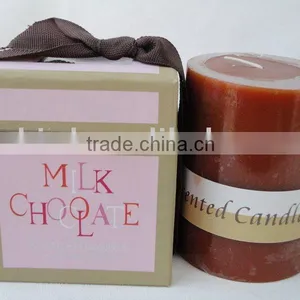 Scented Pillar Candle in Gift Box thumbnail-1