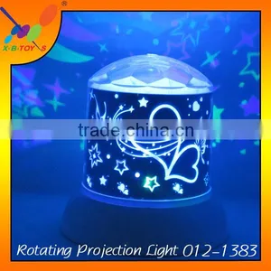 Hot Selling New Year Gift Rotating Projection Light LED Change Colors Projector Night Light With 4 Pcs Batteries or USB Line thumbnail-5