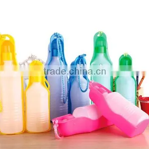 New Design Portable Foldable Plastic Feeding Bowl Dog Cat Travel Pet Water Bottle ,pet Water Feeding Bottle thumbnail-1