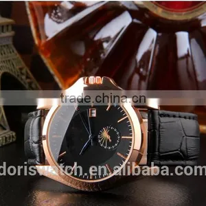 New Trend Fashion Men Watches Leather Watches Special Mens Leather Watches thumbnail-4