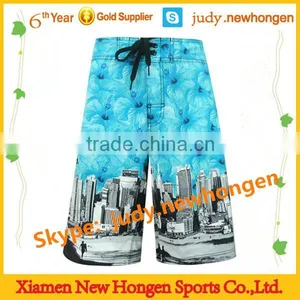 Custom 4 Way Stretch Board Shorts, Blank Board Shorts Wholesale thumbnail-1