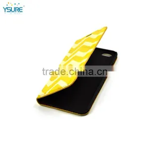 2015 New Design Ripple Pattern Colorful Leather Case For Wiko Fizz With Magnet Close up thumbnail-5
